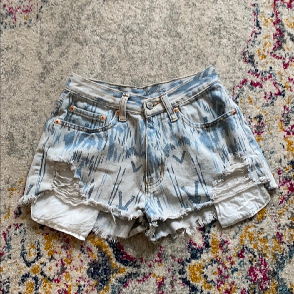 Nola True White Wash Jean Shorts